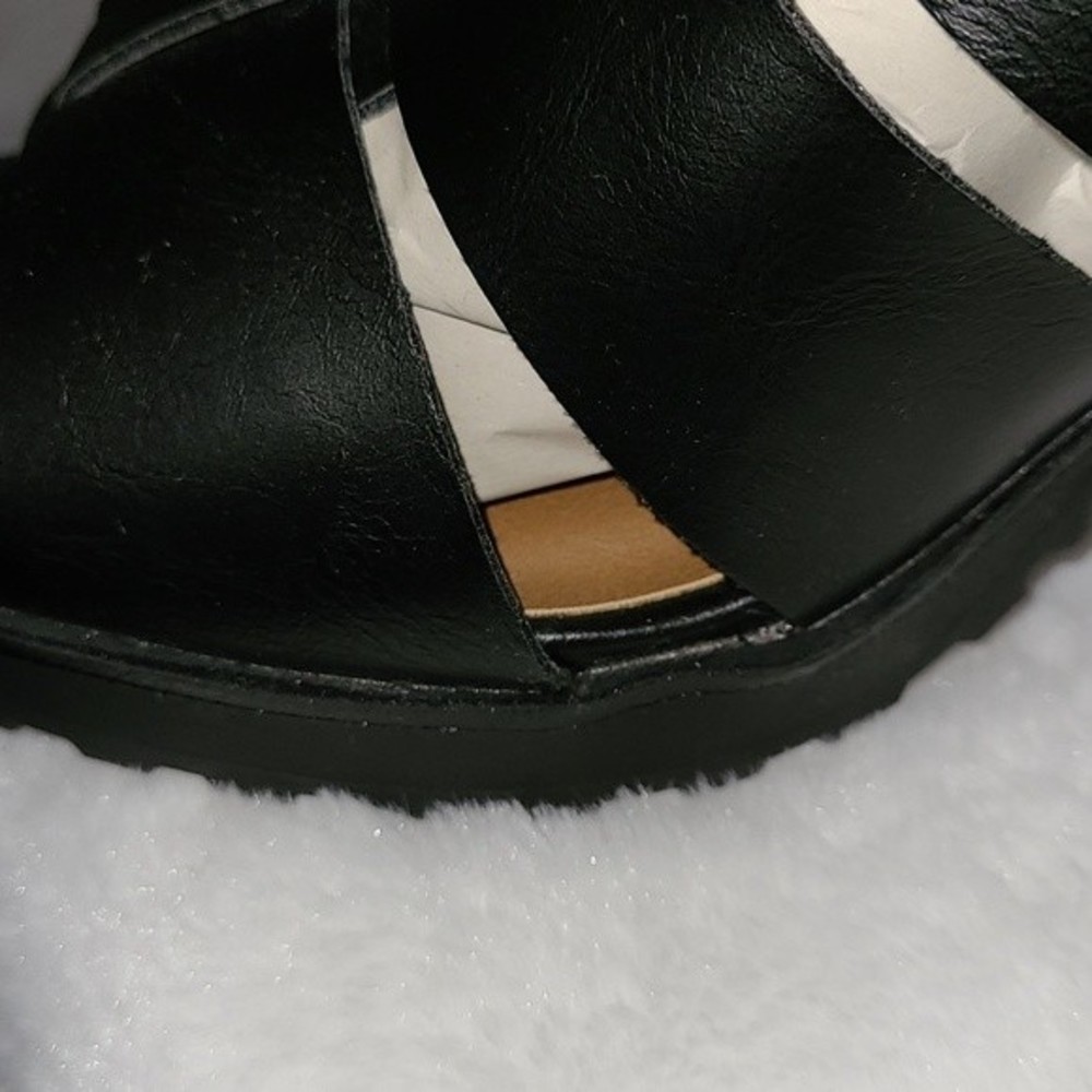 Universal Thread Strapped Block Heel Black Sandals Women's Size 11 NWOT - Picture 14 of 16